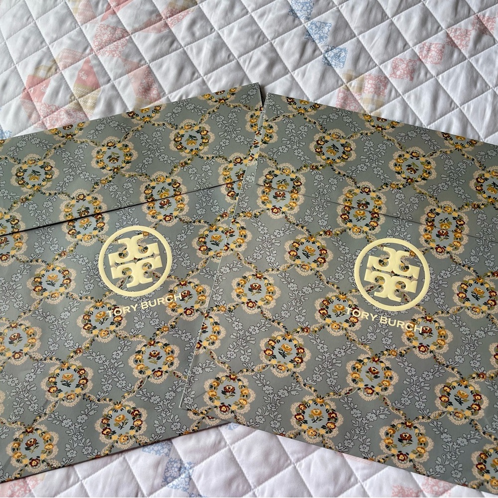 Tory Burch Envelope Gift Bag set of two